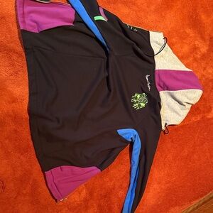 Nike Black and Pink Hoodie with Graphic Accents